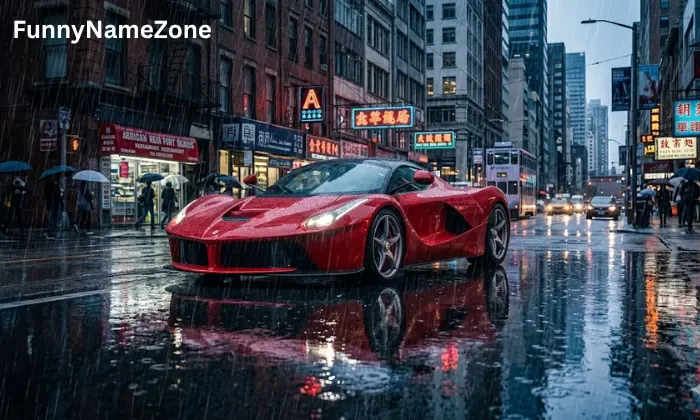 Red Car Names Girl