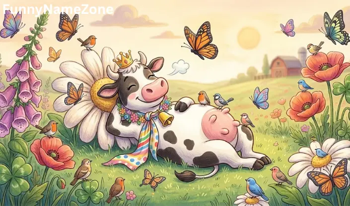 Funny Cow Names with Moo